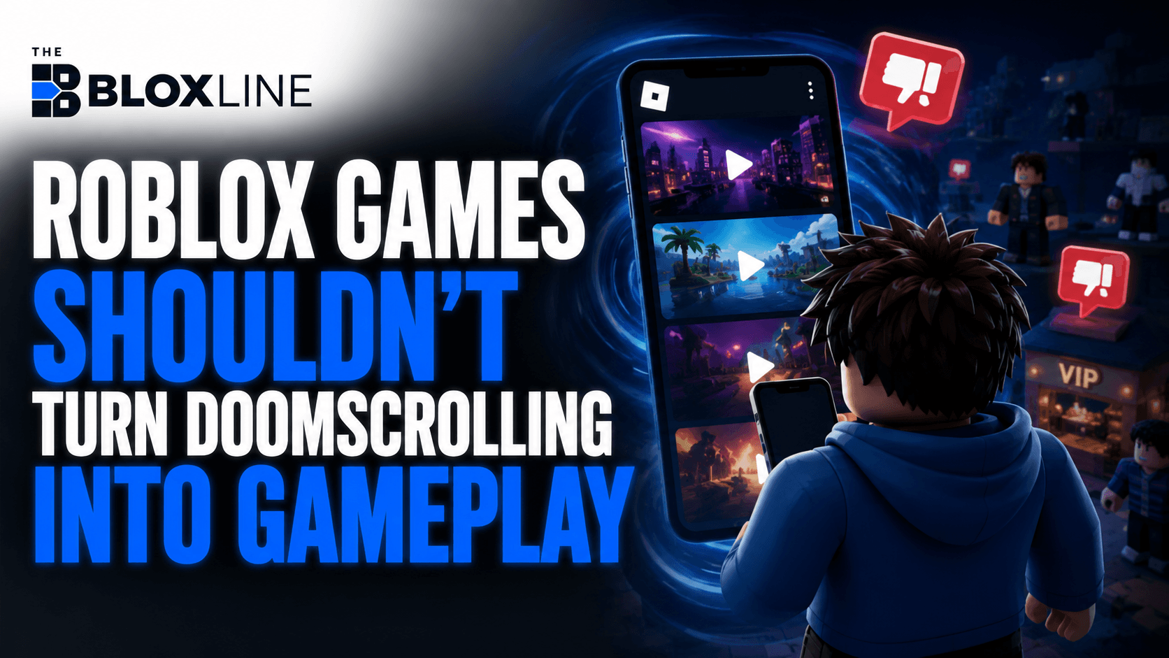 Roblox Games Shouldn't Turn Doomscrolling Into Gameplay
