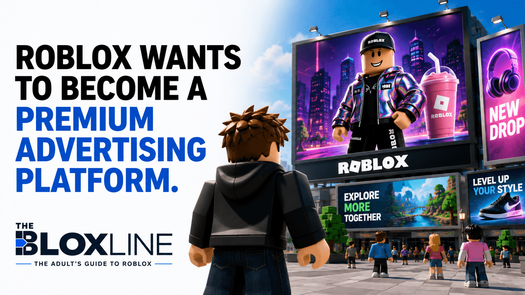Roblox Wants to Become a Premium Advertising Platform.